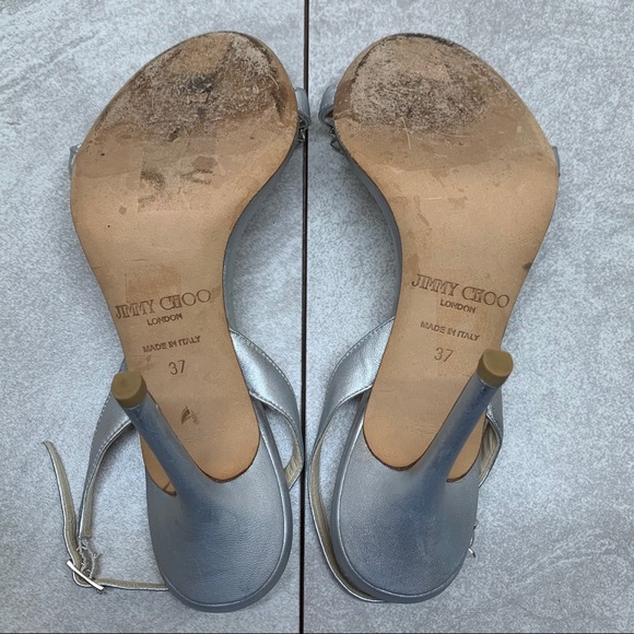 Jimmy Choo Lotus crystal embellished sandals 37 - Picture 14 of 16